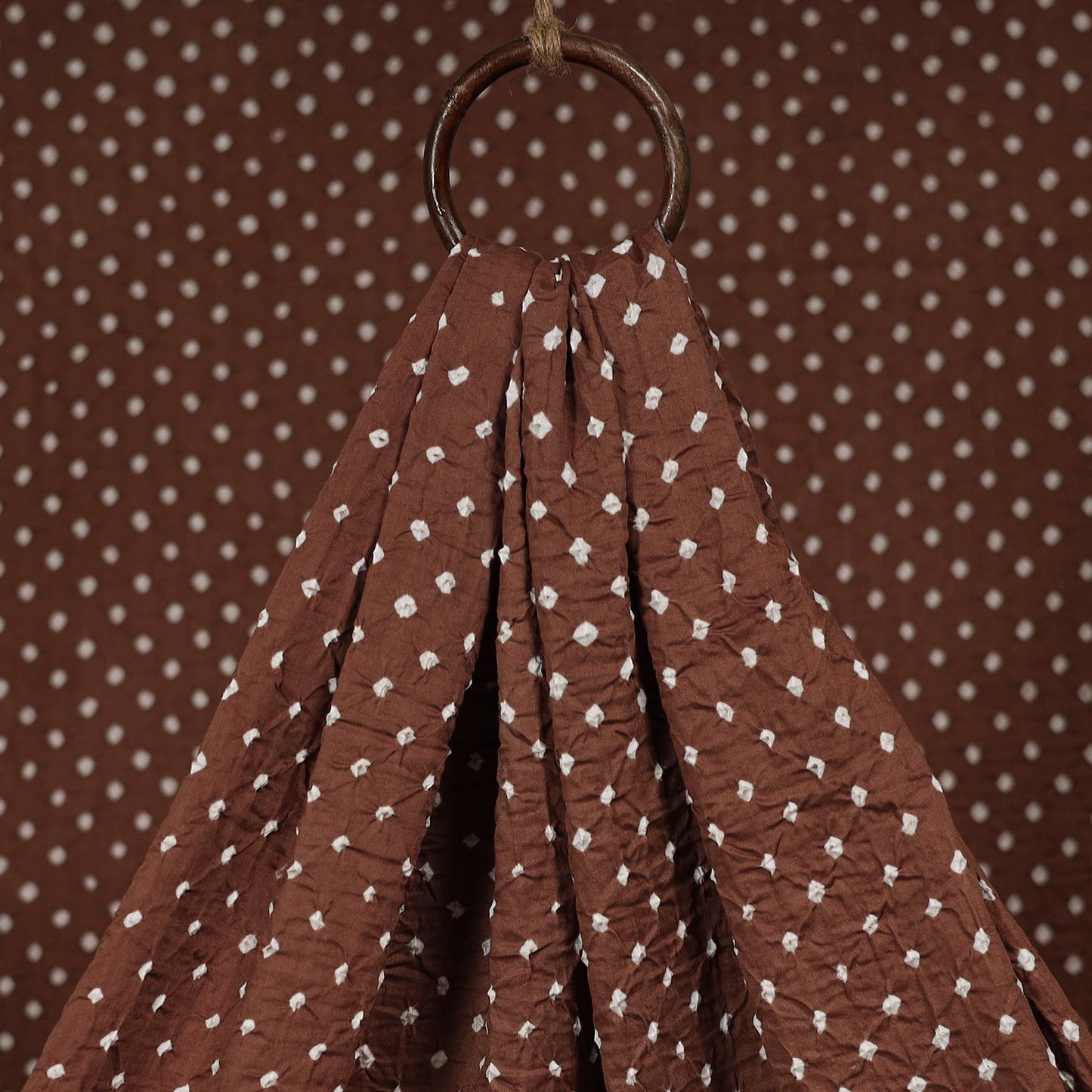 Kutch tie-dye cotton bandhani fabric 06 - handcrafted