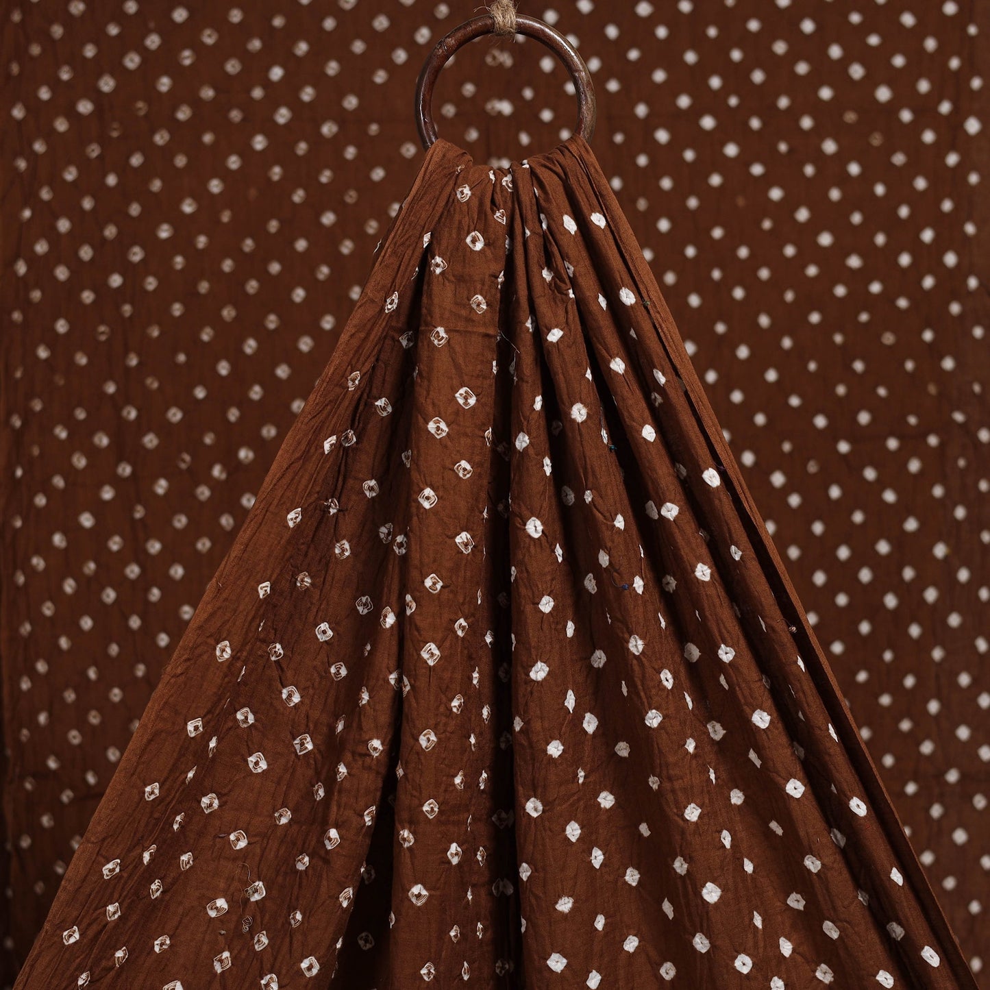 Kutch tie-dye cotton bandhani fabric 13 - handcrafted