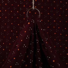  Brown Kutch Tie-Dye Cotton Bandhani Fabric