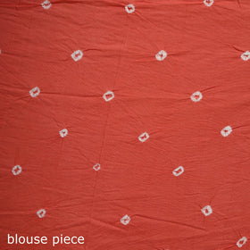 Brown Kutch Tie-Dye Cotton Bandhani Saree