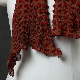 Brown - Kutch Tie-Dye Cotton Bandhani Stole 20