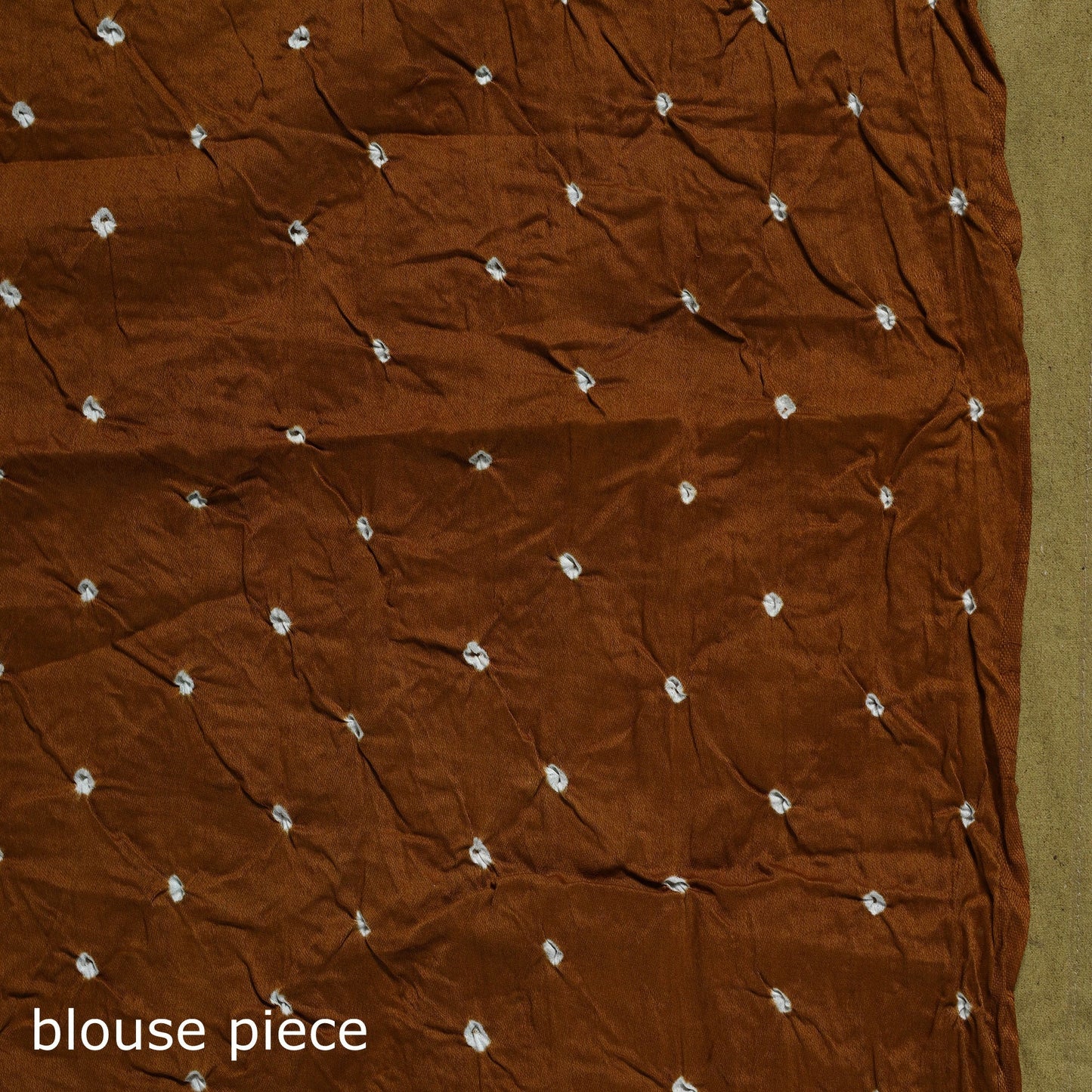 Kutch tie-dye pure cotton bandhani saree 14 - handcrafted