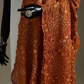 Kutch tie-dye mul cotton bandhani dupatta 06 - handcrafted