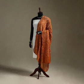 Kutch tie-dye mul cotton bandhani dupatta 06 - handcrafted