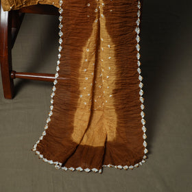 Kutch tie-dye satin cotton bandhani 3pc unstitched dress