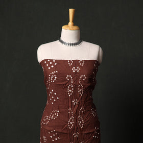 Kutch tie-dye satin cotton bandhani 3pc unstitched dress
