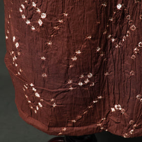 Kutch tie-dye satin cotton bandhani 3pc unstitched dress