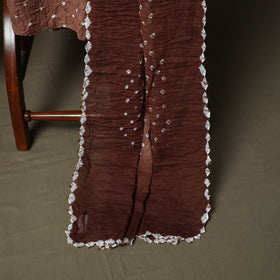 Kutch tie-dye satin cotton bandhani 3pc unstitched dress