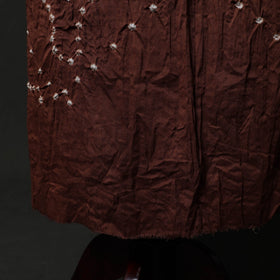 Kutch tie-dye satin cotton bandhani 3pc unstitched dress
