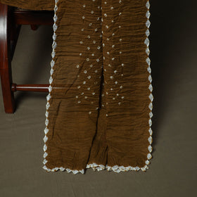 Kutch tie-dye satin cotton bandhani 3pc unstitched dress