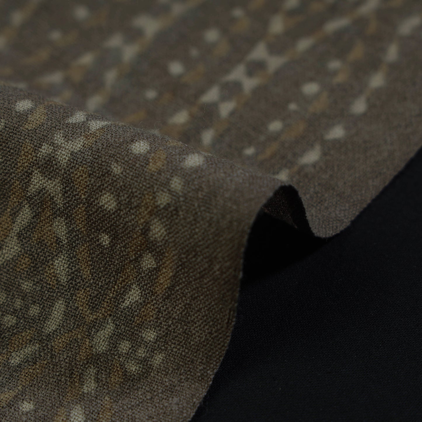  Kutchi Woolen Akola Hand Block Printed Fabric 