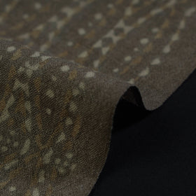  Kutchi Woolen Akola Hand Block Printed Fabric 