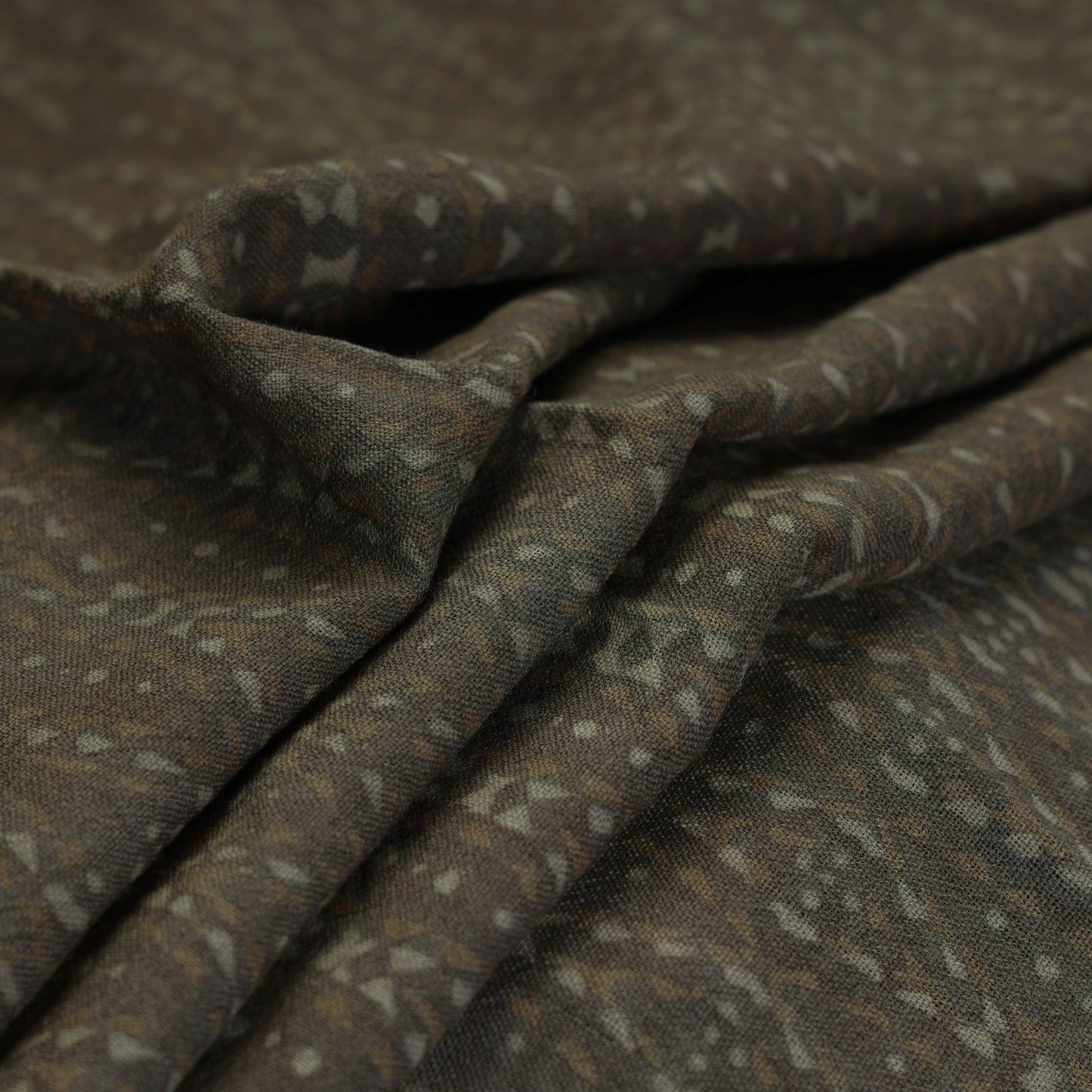  Kutchi Woolen Akola Hand Block Printed Fabric 