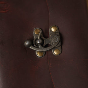 Brown - leather cover handmade paper notebook 07