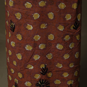 Lucknowi chikankari hand work bagru block print unstitched