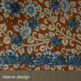 Lucknowi chikankari hand work kalamkari unstitched kurta