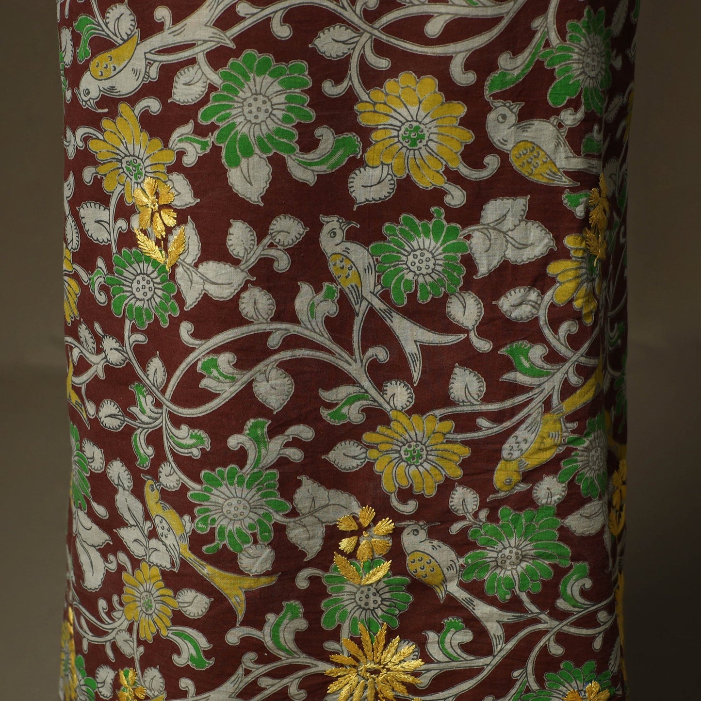 Lucknowi chikankari hand work kalamkari unstitched kurta