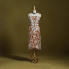 Lucknowi chikankari work kalamkari unstitched kurta