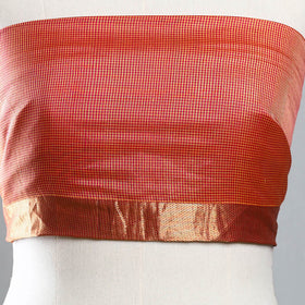 "Maheshwari Silk Blouse Piece – Handcrafted Beauty"