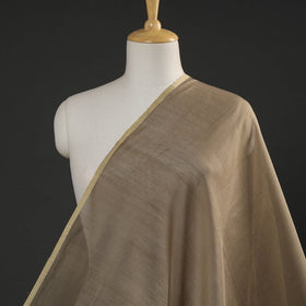 Buy Grey - Maheshwari Silk Cotton Pure Handloom Fabric Online iTokri.com