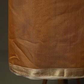 Maheshwari silk tissue zari handloom 2pc unstitched dress