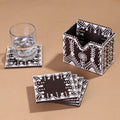  Mandana Art Handpainted Paper Mache Coasters 