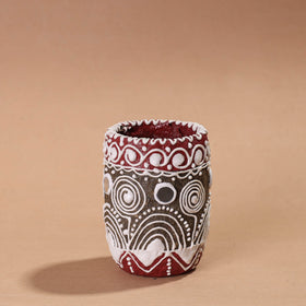  Mandana Art Handpainted Paper Mache Pen Stand 