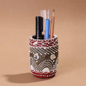  Mandana Art Handpainted Paper Mache Pen Stand 