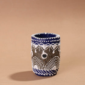  Mandana Art Handpainted Paper Mache Pen Stand 