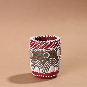  Mandana Art Handpainted Paper Mache Pen Stand 