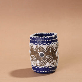  Mandana Art Handpainted Paper Mache Pen Stand 