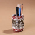  Mandana Art Handpainted Paper Mache Pen Stand 