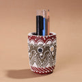  Mandana Art Handpainted Paper Mache Pen Stand 