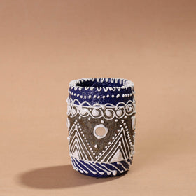  Mandana Art Handpainted Paper Mache Pen Stand 