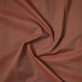 Brown Mangalagiri Cotton Fabric with Zari Border 