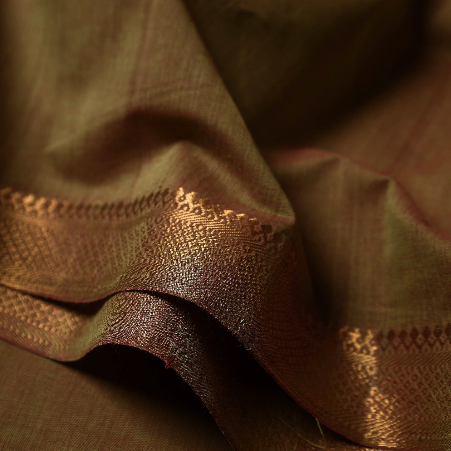  Mangalagiri Handloom Cotton Nizam Zari Border Fabric Online at iTokri.com