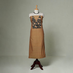 Mangalagiri handloom cotton patchwork unstitched kurta