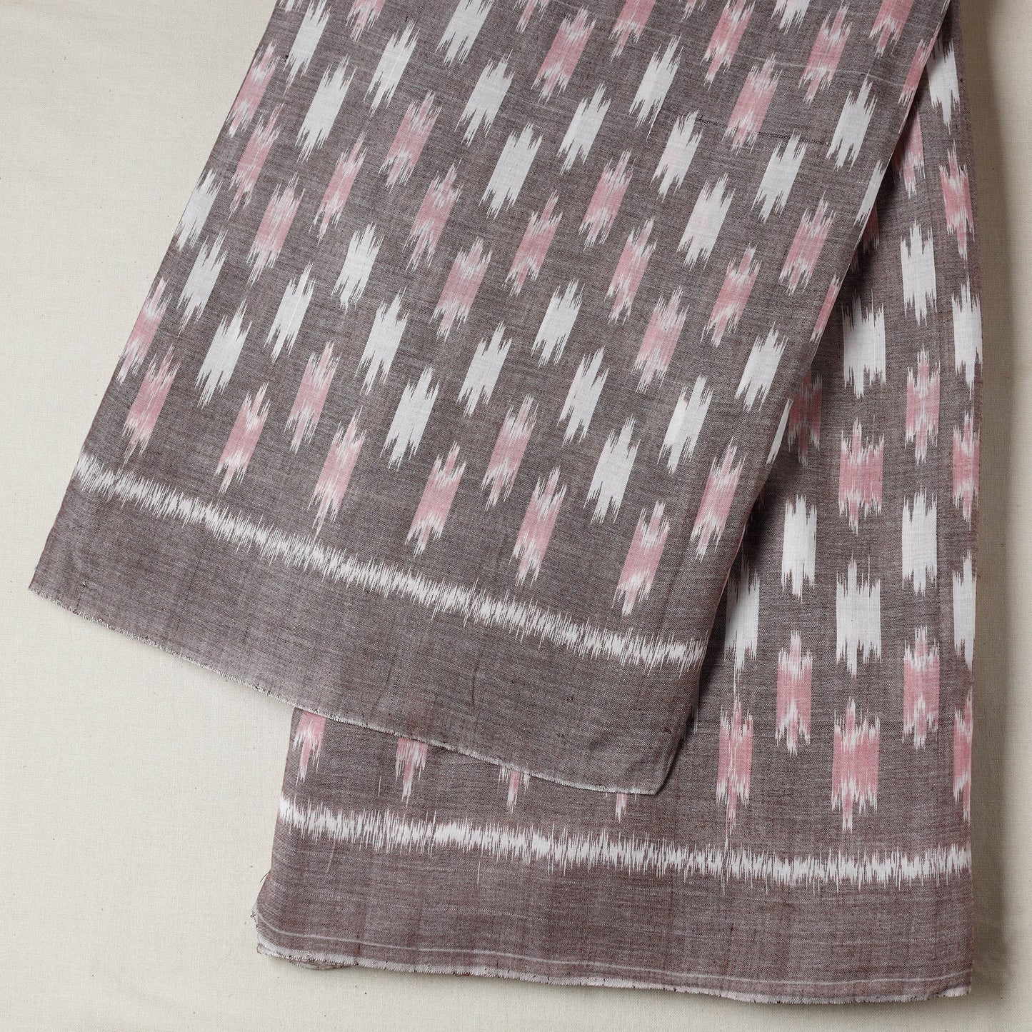 Buy Maniabandha Ikat Weave Handloom Cotton Fabric Online at iTokri.com