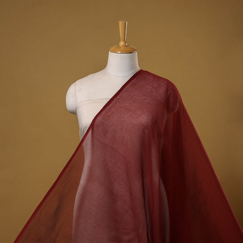 Brown - plain cotton kota doria fabric 19 - handcrafted