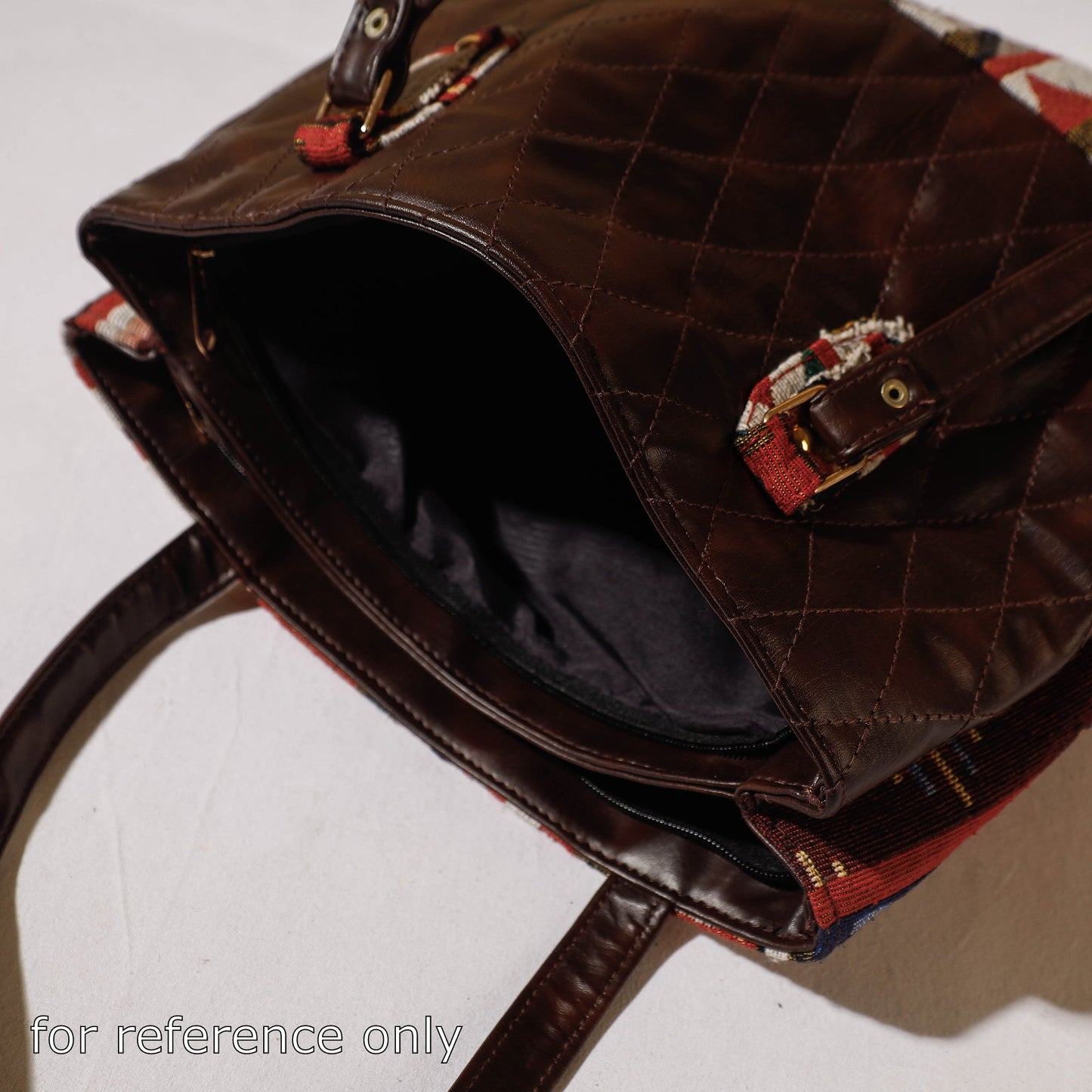 Brown Marudhara Woven Hand Bag (Set of 2)