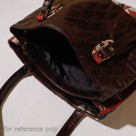 Brown Marudhara Woven Hand Bag (Set of 2)