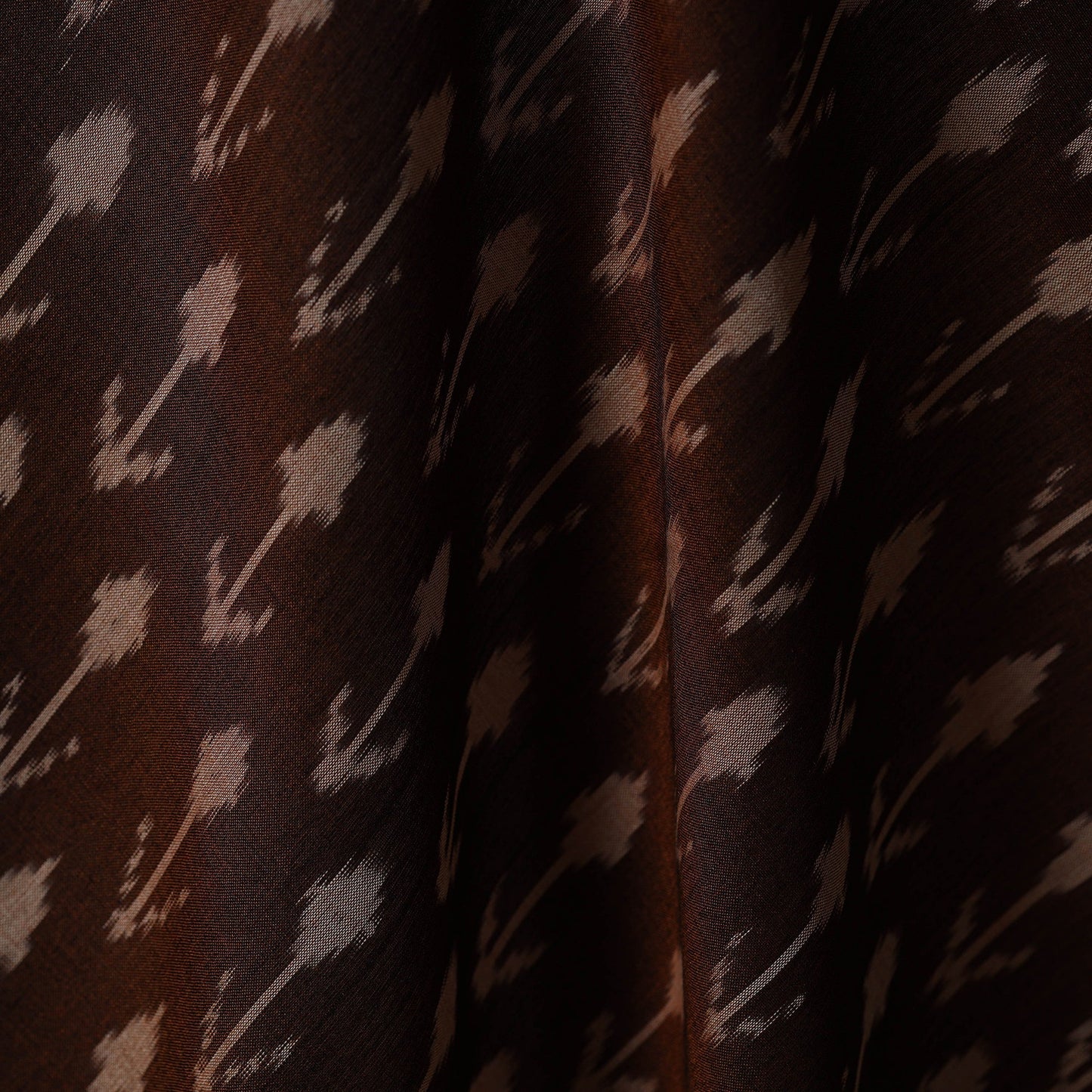 Mercerised cotton pochampally ikat fabric 04 - handcrafted