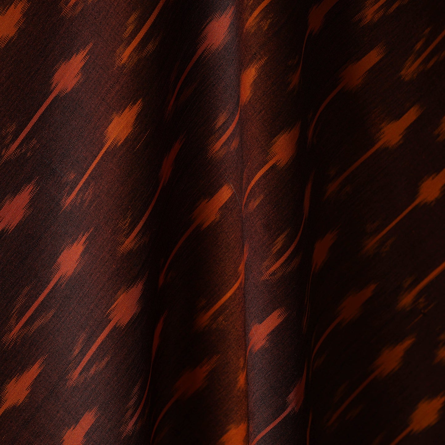 Mercerised cotton pochampally ikat fabric 11 - handcrafted