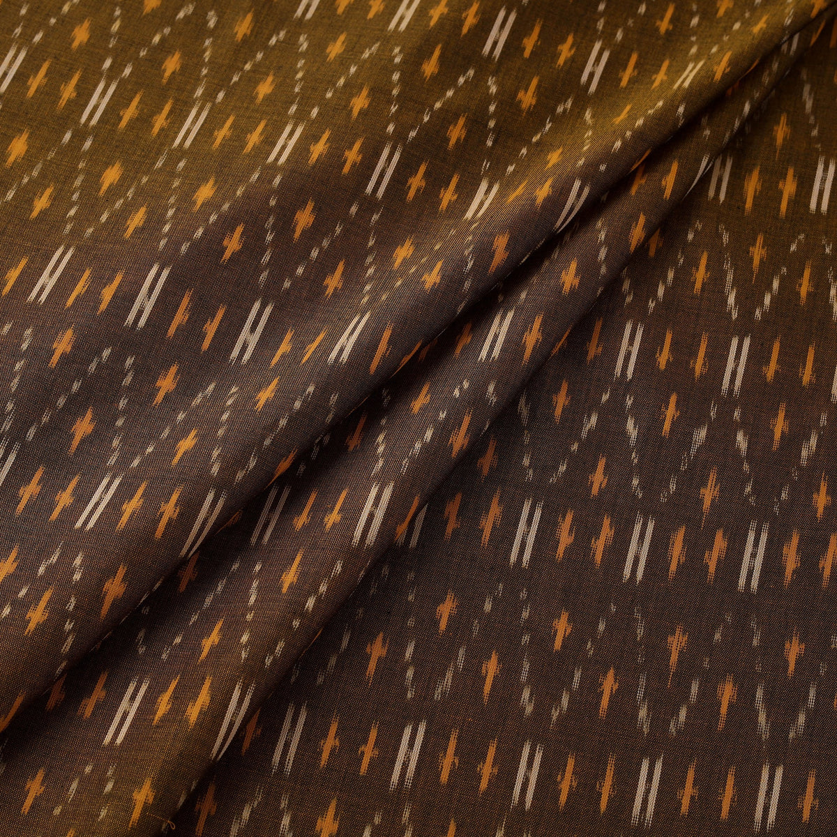 Mercerised cotton pochampally ikat fabric 19 - handcrafted