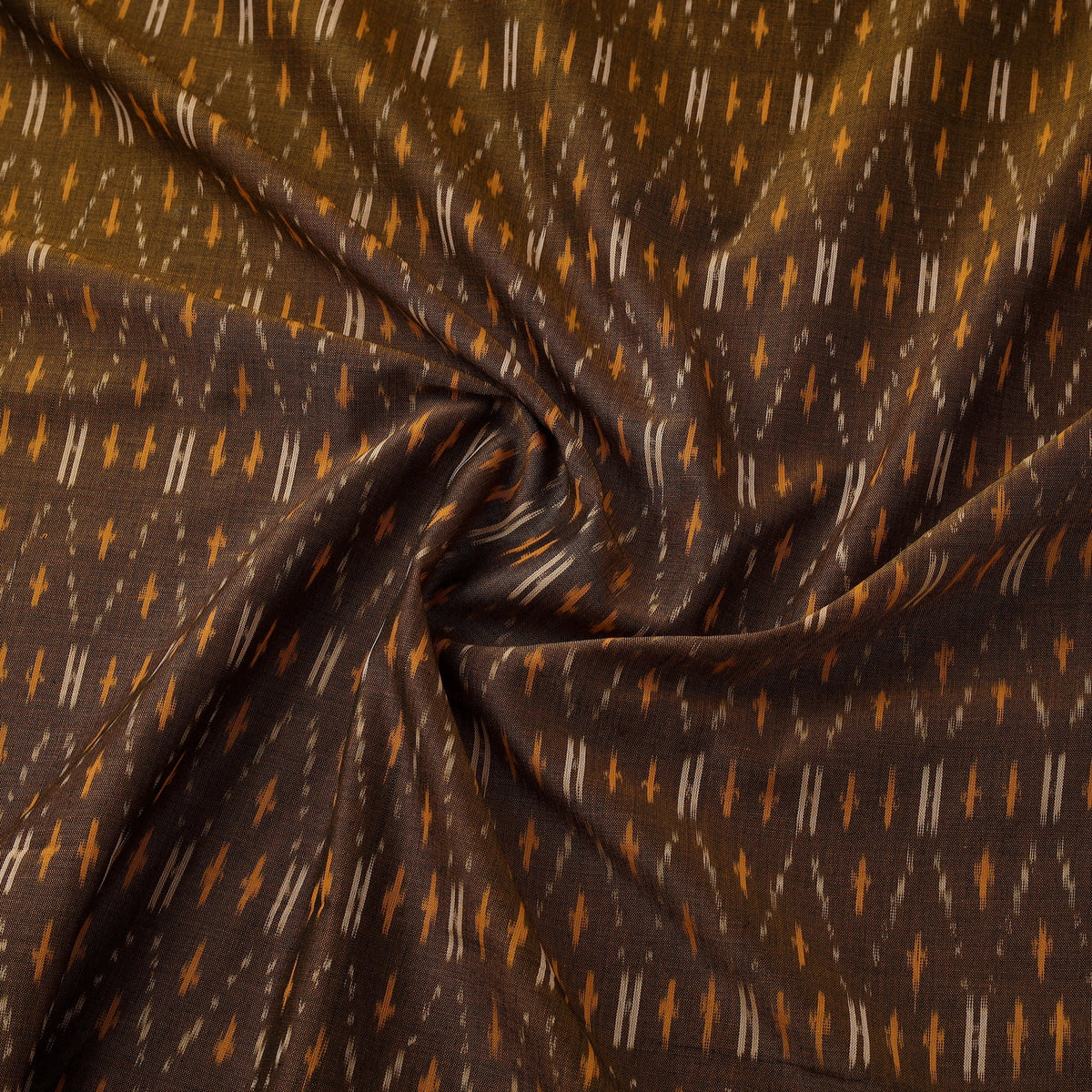 Mercerised cotton pochampally ikat fabric 19 - handcrafted