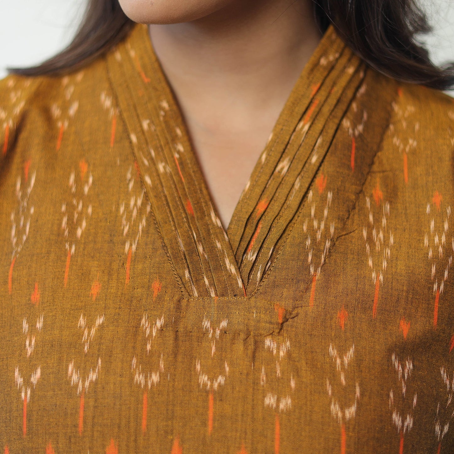 Buy Cotton Pochampally Ikat Kurta for Women