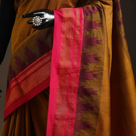 Mercerized cotton ilkal saree with chikki paras border 06
