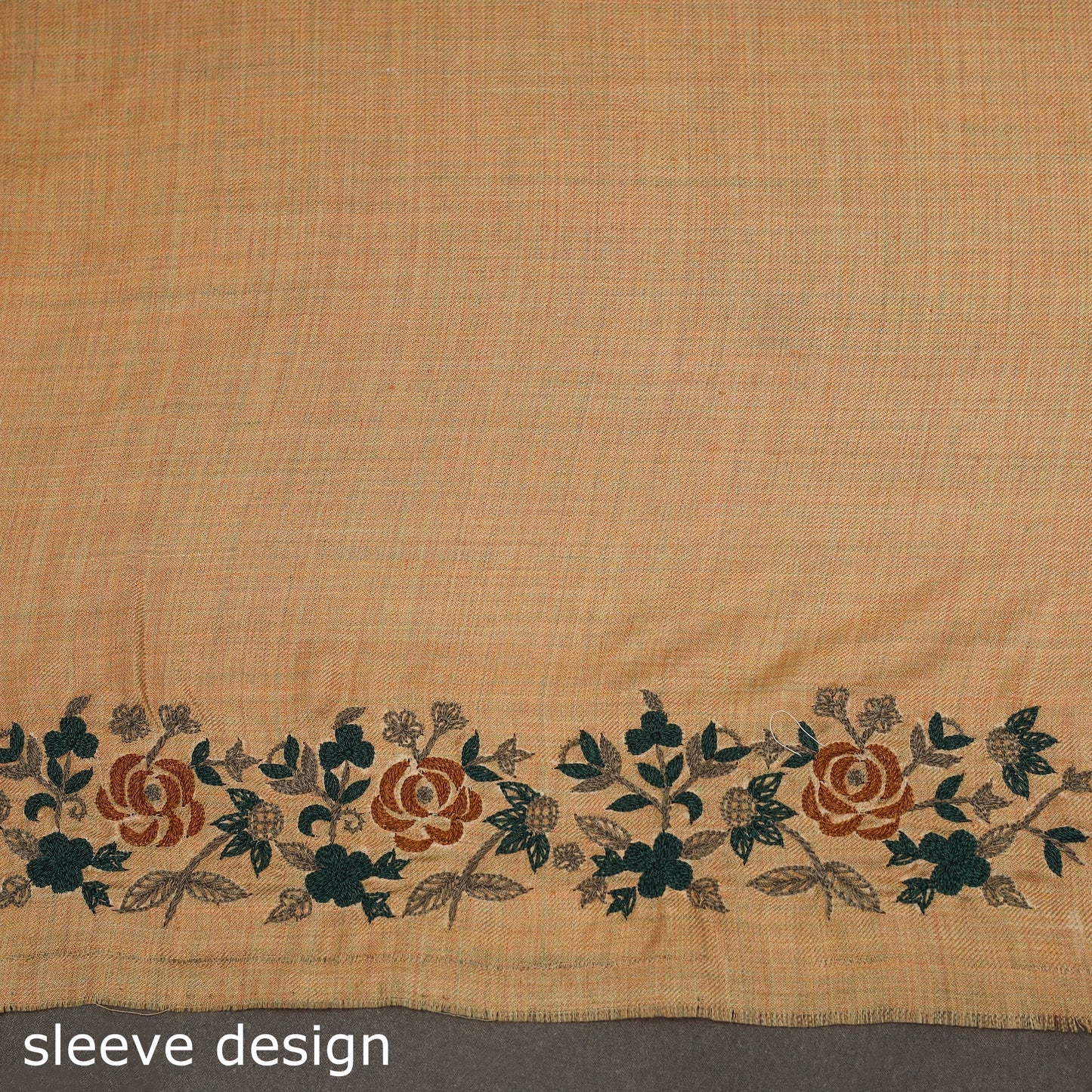 Merino wool hand embroidery 3pc unstitched dress material