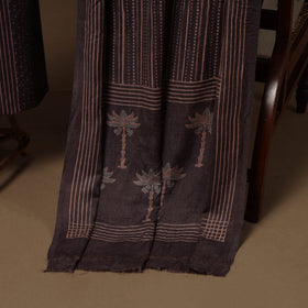 Merino wool natural dyed hand 3pc unstitched dress material
