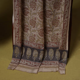 Merino wool pedana kalamkari 3pc unstitched dress material